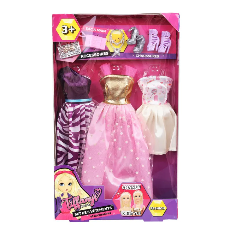New Poupee mannequin 3 tenues Enfant Poupée, Accessoire|Poupée, Accessoire