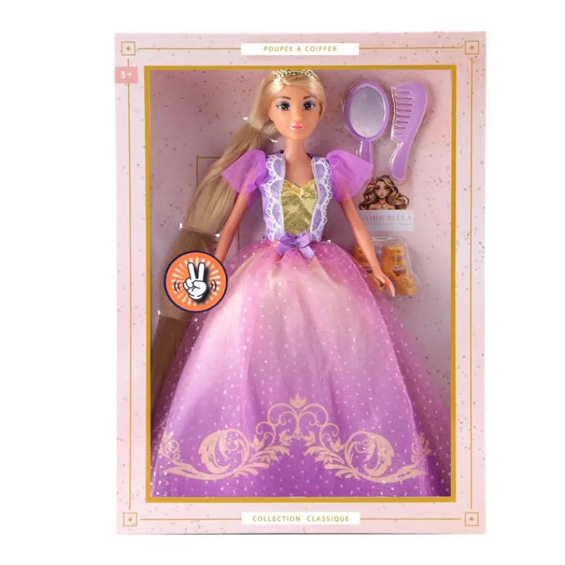 Best Princesse aux longs cheveux Enfant Poupée, Accessoire|Poupée, Accessoire