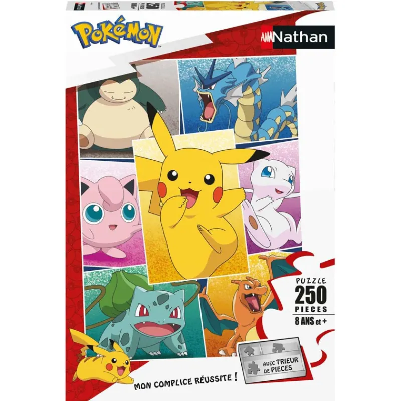 Puzzle types pokemon 250p Enfant Jeu De Société, Puzzle|Jeu De Société, Puzzle