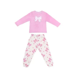 Outlet Pyjama fille polare nAud rose Cocooning