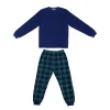 Hot Pyjama homme polaire ht uni et b Cocooning