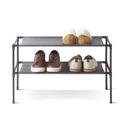 Sale Rack a chaussures 2 niveaux Rangement
