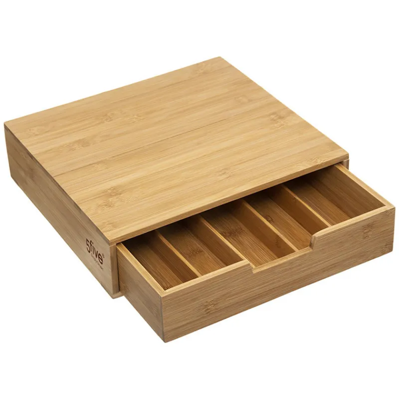 Rang capsule tiroir bambou Ustensiles, Accessoire De Cuisine