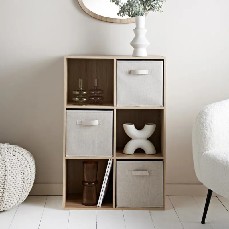 Clearance Rangement 6 cubes 3 panieres Rangement