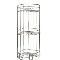 Discount Rangement d'angle 3 niveaux Accessoire Salle De Bain