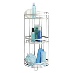 Discount Rangement d'angle 3 niveaux Accessoire Salle De Bain