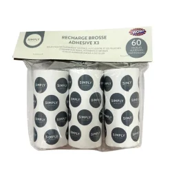 Hot Recharge brosse adhesive x3 60 f Balai, Serpillère, Brosse