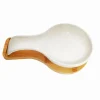Hot Repose cuillere blanc/bambou Ustensiles, Accessoire De Cuisine