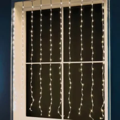 Outlet Rideau 240 led cascade - blanc c Décoration Lumineuse