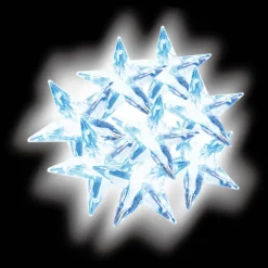 Clearance Rideau 24 led etoiles - blanc fr Décoration Lumineuse