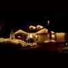 Outlet Rideau 360 led stalactite - blan Décoration Lumineuse