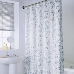 Hot Rideau de douche bambou Accessoire Salle De Bain