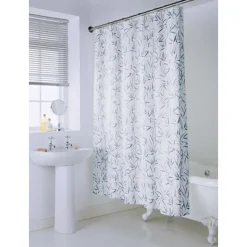 Hot Rideau de douche bambou Accessoire Salle De Bain