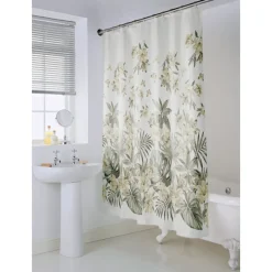 Hot Rideau de douche botanique Accessoire Salle De Bain