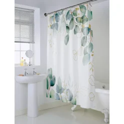 Hot Rideau de douche feuillage Accessoire Salle De Bain