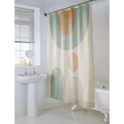 Rideau de douche geo Accessoire Salle De Bain