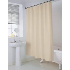 Clearance Rideau de douche polyester beige Accessoire Salle De Bain