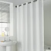 Sale Rideau de douche 180x185cm blanc Accessoire Salle De Bain