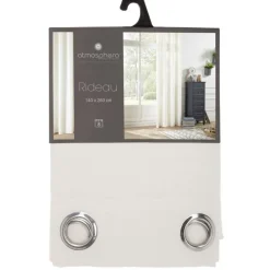 Hot Rideau leon ivoire 140x260 Rideau, Voilage·Rideau