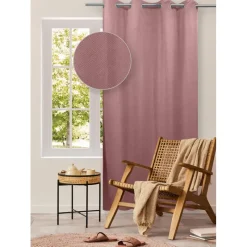 Outlet Rideau velours hilia 140x240cm Rideau, Voilage·Rideau