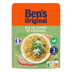 Outlet Riz express 2min curry/legumes Epicerie Salée·Pâtes, Riz