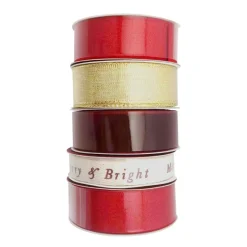 Hot Ruban de noel tradi x5 Emballage Cadeau