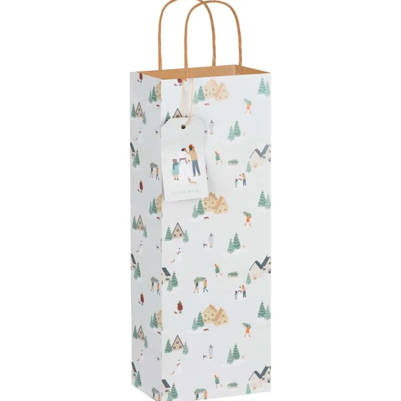 New Sac bouteille forest Emballage Cadeau