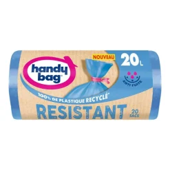 Sale Sac poubelle x20 20l Alu, Film, Sac Poubelle