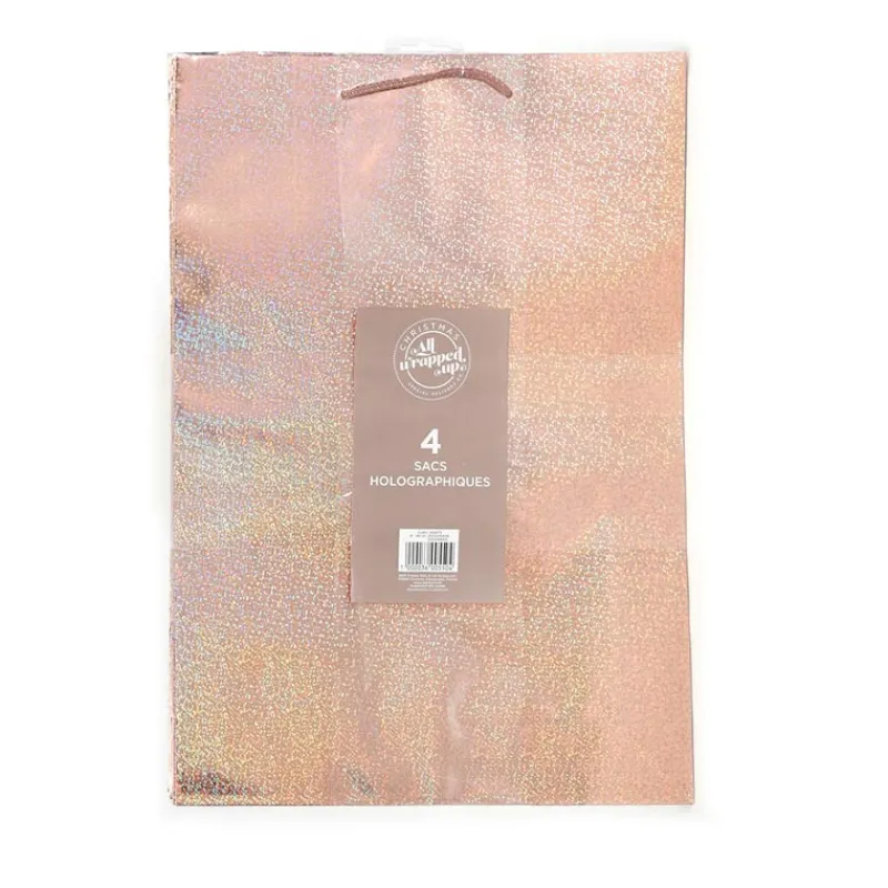 Online Sac xl holographique x3 Emballage Cadeau