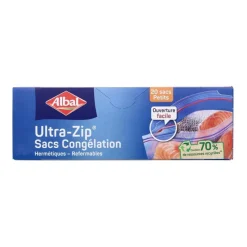 Online Sacs congelation ultra zip x20 Alu, Film, Sac Poubelle