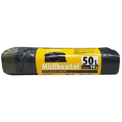 Hot Sacs poubelle liens 50l Alu, Film, Sac Poubelle
