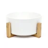 Sale Saladier blanc sur support bois Vaisselle, Art De La Table·Assiette, Service