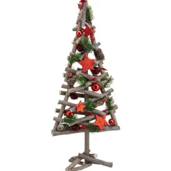 Hot Sapin bois lum 55cm Décoration