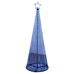 Discount Sapin en led blanc froid h210cm Sapin