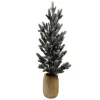 New Sapin enneigne 58cm en pot en bo Sapin