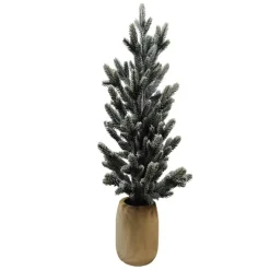 New Sapin enneigne 58cm en pot en bo Sapin