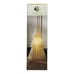 New Sapin papier led h50cm Décoration