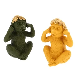 Discount Sculpture singes de la sagesse Objet Décoratif