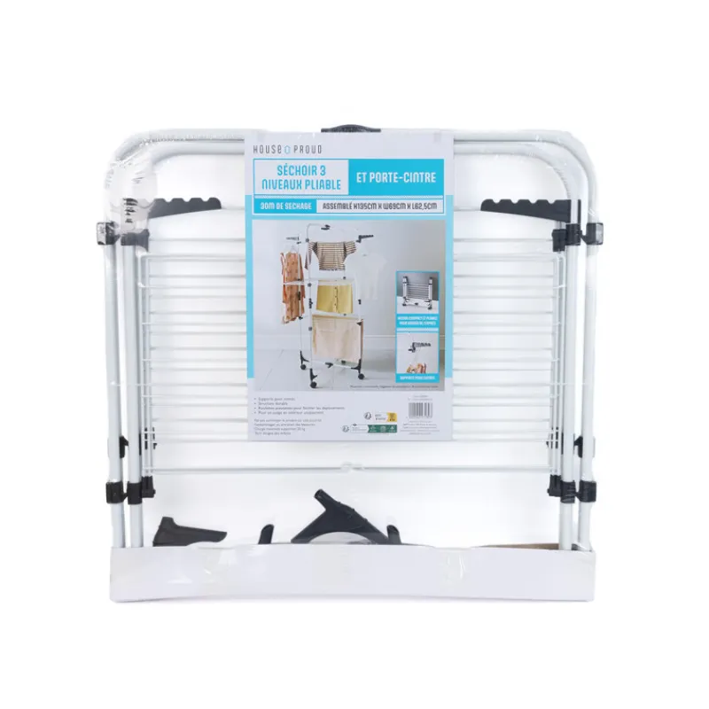 Sechoir tour 3 etages pliable 30 Linge·Accessoire