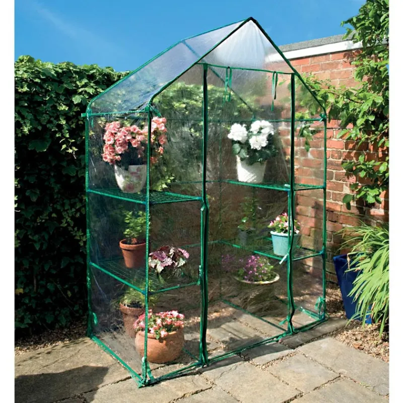 Clearance Serre de jardin xl avec etageres Outil, Accessoire
