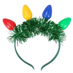 Clearance Serre tete ampoules avec led Textile, Déguisement