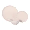 Best Service 12 pcs forme fleurs rose Vaisselle, Art De La Table·Assiette, Service