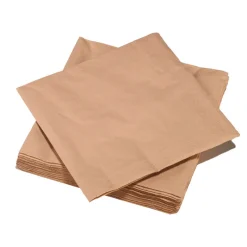 New Serviette 33x33 2plis x50 kraft Vaisselle Jetable
