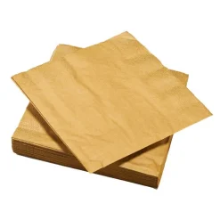 Outlet Serviette x20 40x40 3plis or Vaisselle Jetable