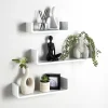 Set 3 etageres bords arrondis Etagère