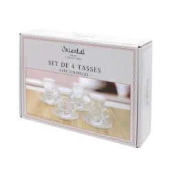 Sale Set 4 tasses a the avec coupelle Vaisselle, Art De La Table·Tasse, Mug, Bol