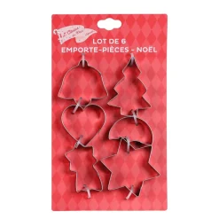 Outlet Set de 6 emporte-pieces Plat, Moule