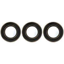 Set de 3 miroirs ronds d25cm Miroir