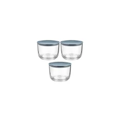 Outlet Set de 3 pots avec couvercle Boîte, Rangement
