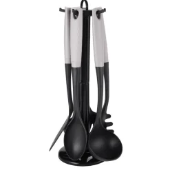 Hot Set de 5 ustensiles avec support Ustensiles, Accessoire De Cuisine